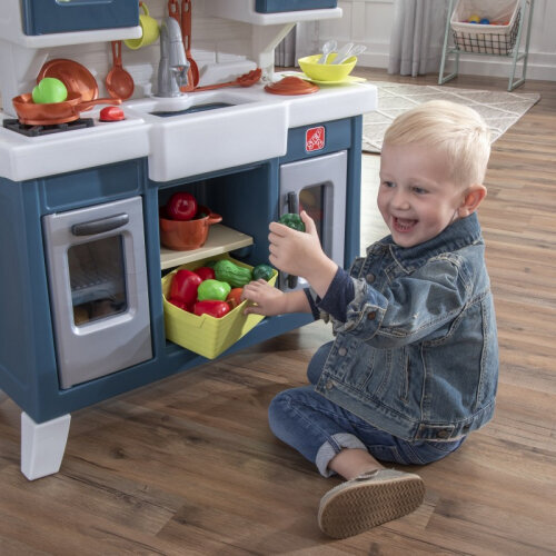 Step2 Modern Realistic Kitchen for Kids with Lots of Accessories hind ja info | Tüdrukute mänguasjad | kaup24.ee