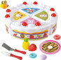 Woopie Birthday Cake and Slicing Fruits with Sweets цена и информация | Tüdrukute mänguasjad | kaup24.ee