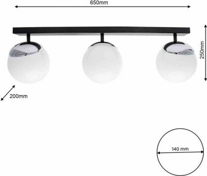 Milagro Ceiling lamp SFERA 3xE14 hind ja info | Laelambid | kaup24.ee