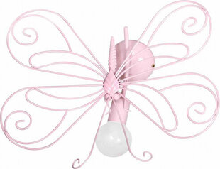 Milagro Wall lamp BUTTERFLY 2 PINK 1xE27 цена и информация | Детские светильники | kaup24.ee