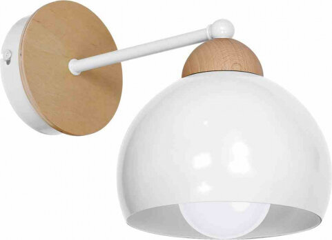 Milagro Wall lamp DAMA WHITE 1xE27 цена и информация | Seinavalgustid | kaup24.ee