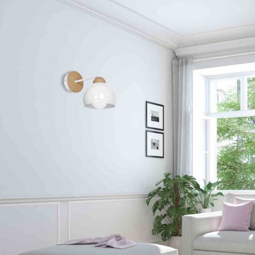 Milagro Wall lamp DAMA WHITE 1xE27 цена и информация | Seinavalgustid | kaup24.ee