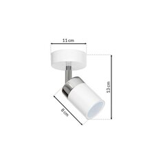 настенный светильник, 1xgu10, белый цена и информация | Настенные светильники | kaup24.ee