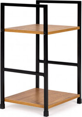 Modernhome Modern wooden bookcase, bedside table, 2 shelves, LOFT цена и информация | Полки | kaup24.ee