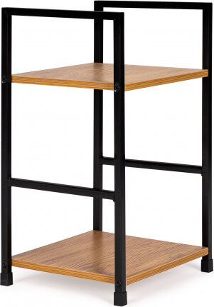 Modernhome Modern wooden bookcase, bedside table, 2 shelves, LOFT цена и информация | Riiulid | kaup24.ee