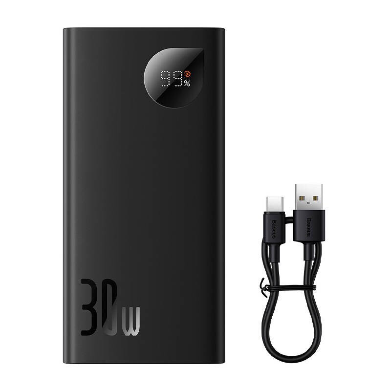 Powerbank Baseus Adaman2 10000mAh, 2xUSB, USB-C, 30W (black) hind ja info | Akupangad | kaup24.ee