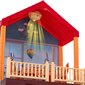 Dollhouse villa red roof lighting hind ja info | Tüdrukute mänguasjad | kaup24.ee