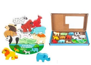 Puzzle game balancing safari animals цена и информация | Развивающие игрушки | kaup24.ee