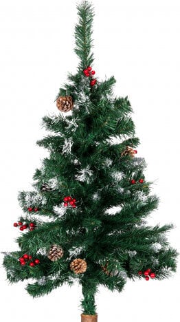 Multistore Tree trunk 160 cm, artificial pine, pine cones ornaments цена и информация | Kunstkuused | kaup24.ee