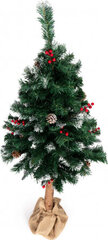 Multistore Tree trunk 160 cm, artificial pine, pine cones ornaments hind ja info | Kunstkuused | kaup24.ee