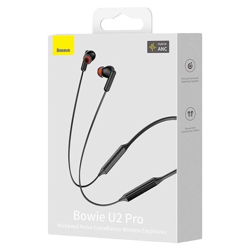 Baseus Bowie U2 Pro TWS earphones, ANC (black) hind ja info | Kõrvaklapid | kaup24.ee