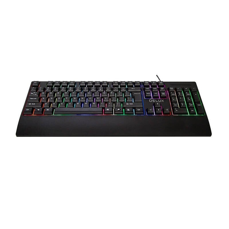 Delux K9852 RGB hind ja info | Klaviatuurid | kaup24.ee