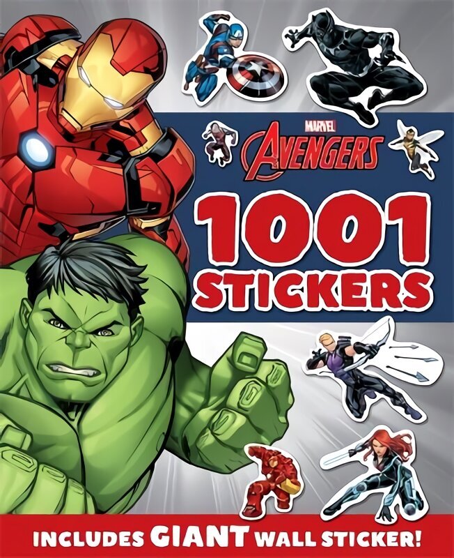 Marvel Avengers (F): 1001 Stickers F hind ja info | Väikelaste raamatud | kaup24.ee