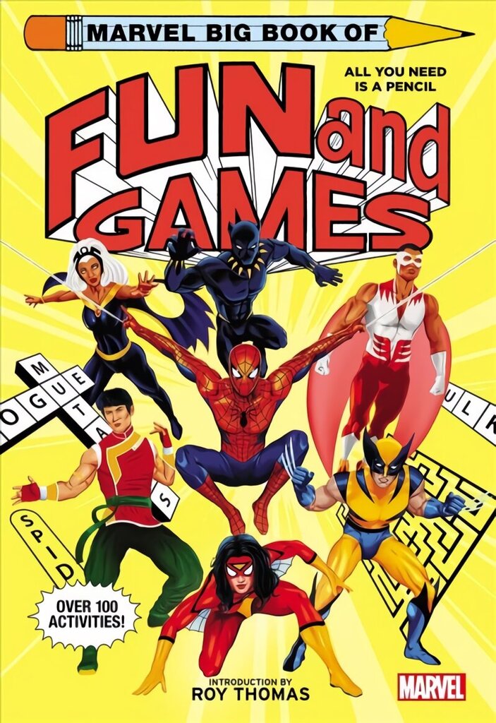 Marvel Big Book of Fun and Games цена и информация | Väikelaste raamatud | kaup24.ee