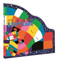 My First Elmer Bedtime: Shaped Board Book цена и информация | Книги для малышей | kaup24.ee