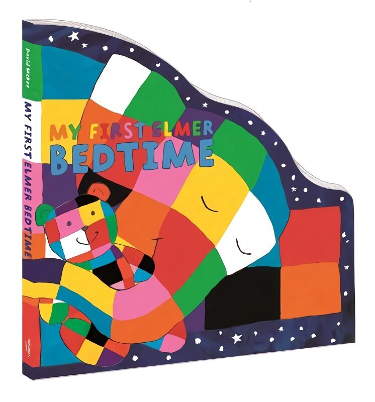 My First Elmer Bedtime: Shaped Board Book hind ja info | Väikelaste raamatud | kaup24.ee