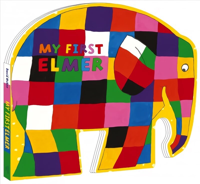 My First Elmer: Shaped Board Book hind ja info | Väikelaste raamatud | kaup24.ee