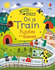Never Get Bored on a Train Puzzles & Games цена и информация | Книги для малышей | kaup24.ee