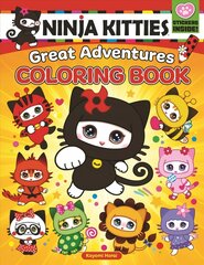 Ninja Kitties Great Adventures Coloring Book hind ja info | Väikelaste raamatud | kaup24.ee