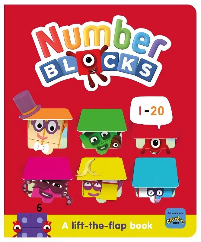 Numberblocks 1-20: A Lift the Flap Book hind ja info | Väikelaste raamatud | kaup24.ee