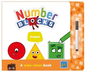Numberblocks Shapes: A Wipe-Clean Book цена и информация | Книги для малышей | kaup24.ee
