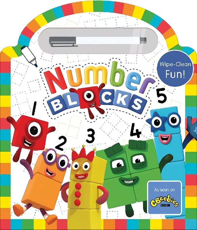 Numberblocks Wipe-Clean: 1-5 цена и информация | Väikelaste raamatud | kaup24.ee