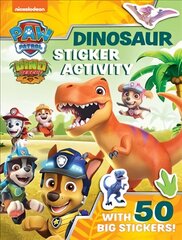 Paw Patrol Dinosaur Sticker Activity цена и информация | Книги для малышей | kaup24.ee