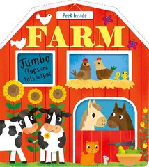 Peek Inside: Farm hind ja info | Väikelaste raamatud | kaup24.ee