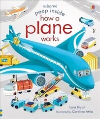 Peep Inside How a Plane Works hind ja info | Väikelaste raamatud | kaup24.ee