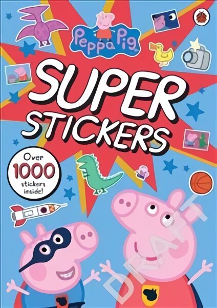 Peppa Pig Super Stickers Activity Book цена и информация | Väikelaste raamatud | kaup24.ee