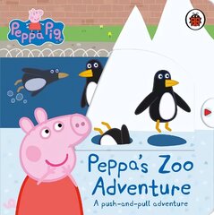 Peppa Pig: Peppa's Zoo Adventure: A push-and-pull adventure hind ja info | Väikelaste raamatud | kaup24.ee
