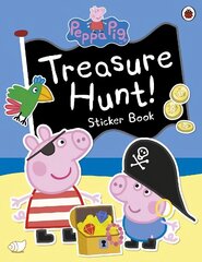 Peppa Pig: Treasure Hunt! Sticker Book цена и информация | Книги для малышей | kaup24.ee