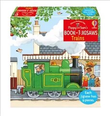 Poppy and Sam's Book and 3 Jigsaws: Trains hind ja info | Väikelaste raamatud | kaup24.ee