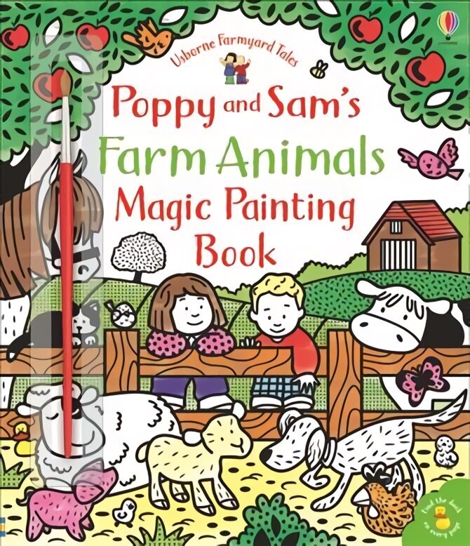 Poppy and Sam's Farm Animals Magic Painting Book цена и информация | Väikelaste raamatud | kaup24.ee