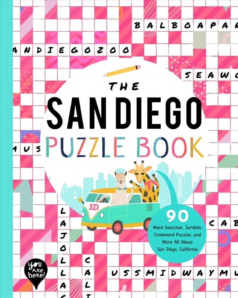 San Diego Puzzle Book: 90 Word Searches, Jumbles, Crossword Puzzles, and More All about San Diego, California! цена и информация | Väikelaste raamatud | kaup24.ee