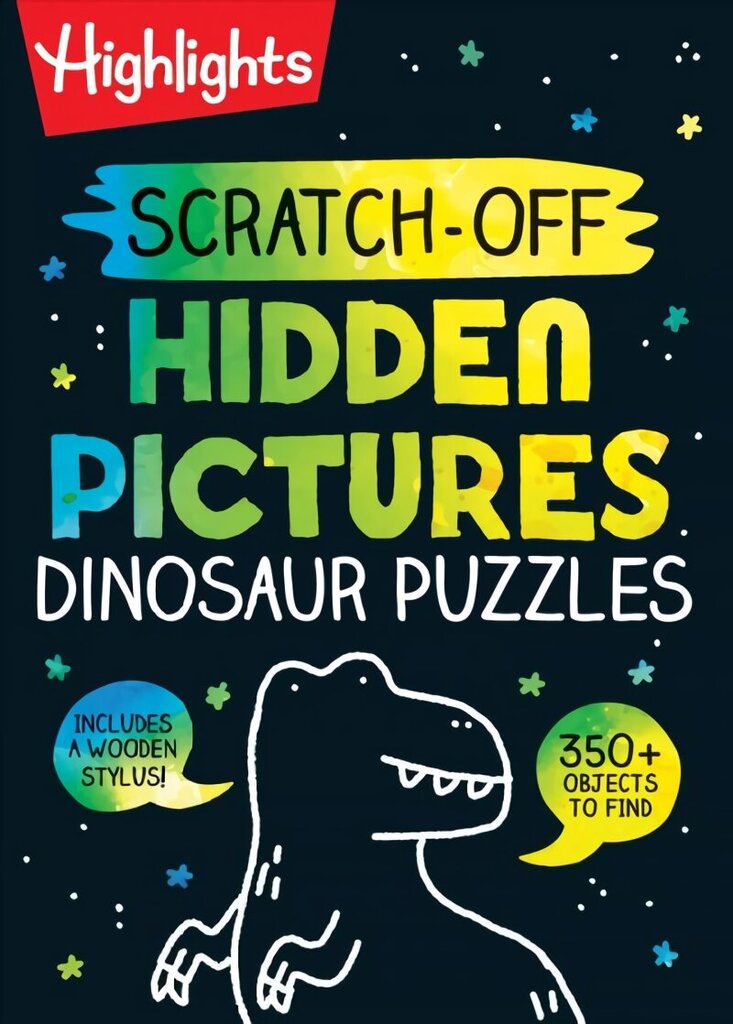 Scratch-Off Hidden Pictures Dinosaur Puzzles цена и информация | Väikelaste raamatud | kaup24.ee