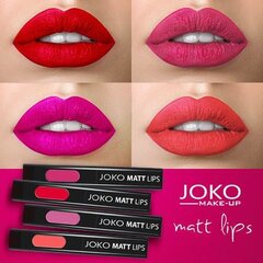 Matt huulepulk Joko Make-Up Matt Lips 5 ml, 060 It's Genius цена и информация | Помады, бальзамы, блеск для губ | kaup24.ee