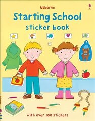 Starting School Sticker Book hind ja info | Väikelaste raamatud | kaup24.ee