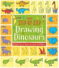 Step-by-Step Drawing Dinosaurs цена и информация | Книги для малышей | kaup24.ee