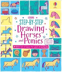 Step-by-step Drawing Horses and Ponies hind ja info | Väikelaste raamatud | kaup24.ee
