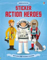 Sticker Action Heroes: # New edition hind ja info | Väikelaste raamatud | kaup24.ee