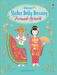 Sticker Dolly Dressing Around the World hind ja info | Väikelaste raamatud | kaup24.ee