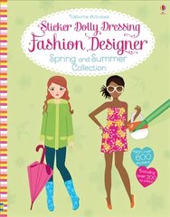 Sticker Dolly Dressing Fashion Designer Spring and Summer Collection цена и информация | Книги для малышей | kaup24.ee