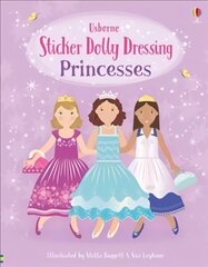 Sticker Dolly Dressing Princesses hind ja info | Väikelaste raamatud | kaup24.ee