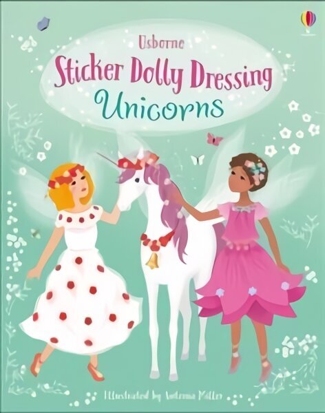 Sticker Dolly Dressing Unicorns hind ja info | Väikelaste raamatud | kaup24.ee