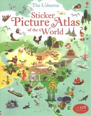 Sticker Picture Atlas of the World hind ja info | Väikelaste raamatud | kaup24.ee