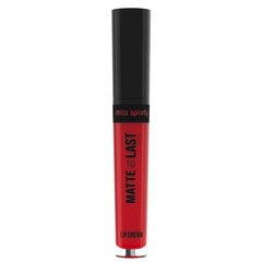 Hüüleläige Miss Sporty Matte To Last 24h 3,7 ml, 300 Vivid Red hind ja info | Huulepulgad, -läiked, -palsamid, vaseliin | kaup24.ee