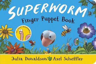 Superworm Finger Puppet Book - the wriggliest, squiggliest superhero ever! hind ja info | Väikelaste raamatud | kaup24.ee