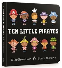 Ten Little Pirates Board Book: Board Book цена и информация | Книги для малышей | kaup24.ee