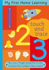Touch and Trace 123: Run your fingers along the tracks and trace the letters they make цена и информация | Книги для малышей | kaup24.ee